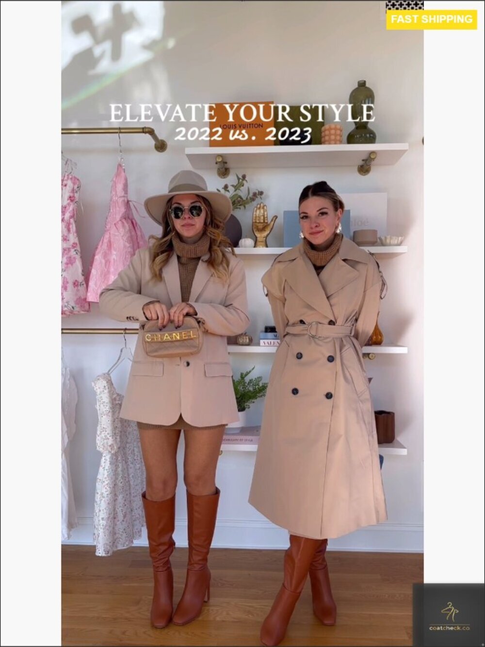 Oversized Long Trench Coat Double Breasted Windproof Overcoat with Belt - Picture 5 of 7